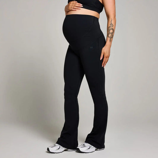MP Women's Maternity Over the Bump Flared Leggings - Black