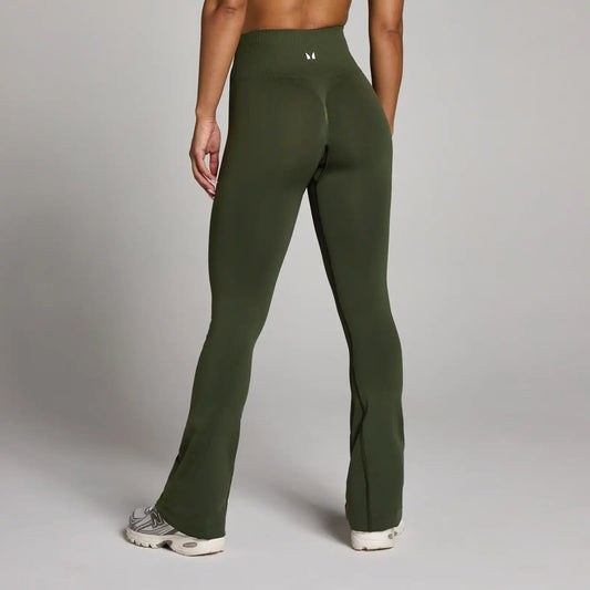 MP Women's Tempo Seamless Flared Leggings - Black