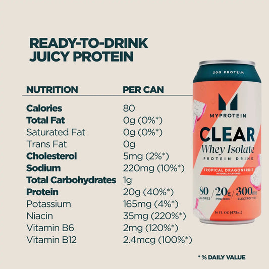 Clear Whey Isolate Protein Drink