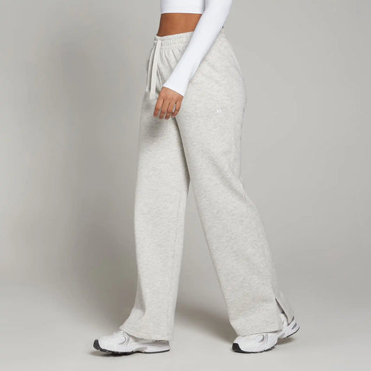 MP Women's Basics Straight Leg Joggers - Light Grey Marl