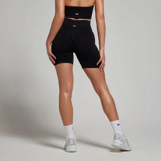 MP Women's Tempo Seamless Scrunch Shorts - Black