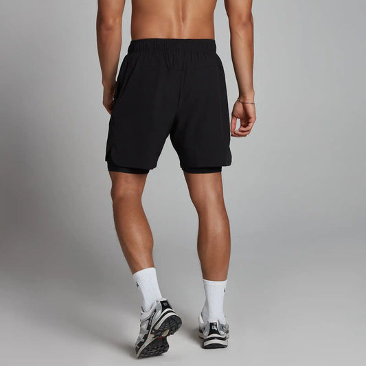 MP Men's 2-in-1 7" Training Shorts - Black