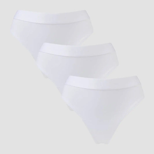 MP Women's Mid Rise Thong (3 Pack) - Black