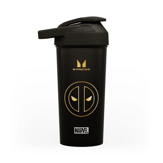 Myprotein X Sportshaker Deadpool Plastic Shaker - Black