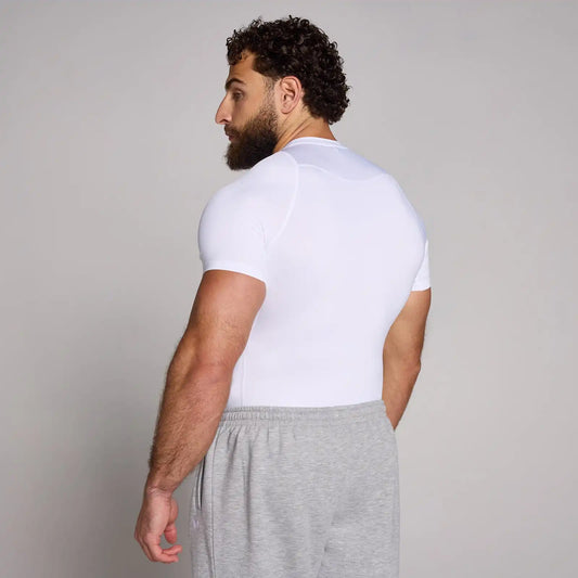 Men's Training Short Sleeve Compression T-Shirt - White