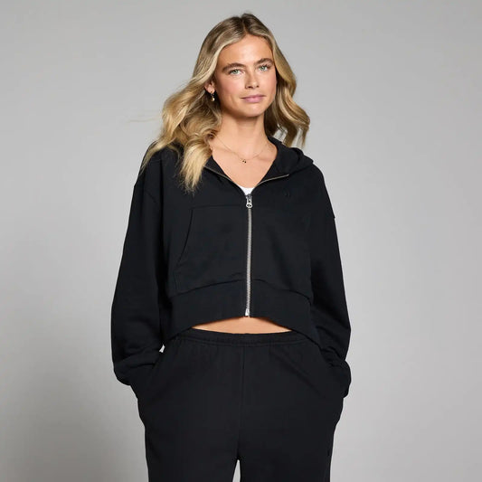 MP Women's Lifestyle Zip Through Hoodie - Grey Marl
