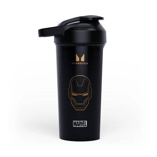 Myprotein X Sportshaker Iron Man Plastic Shaker - Black
