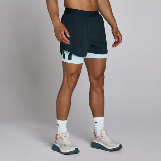 MP Men's Hybrid 5" 2-in-1 Shorts - Washed Black