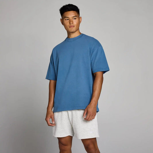 MP Men's Washed Oversized Cotton T-Shirt  - Dark Grey