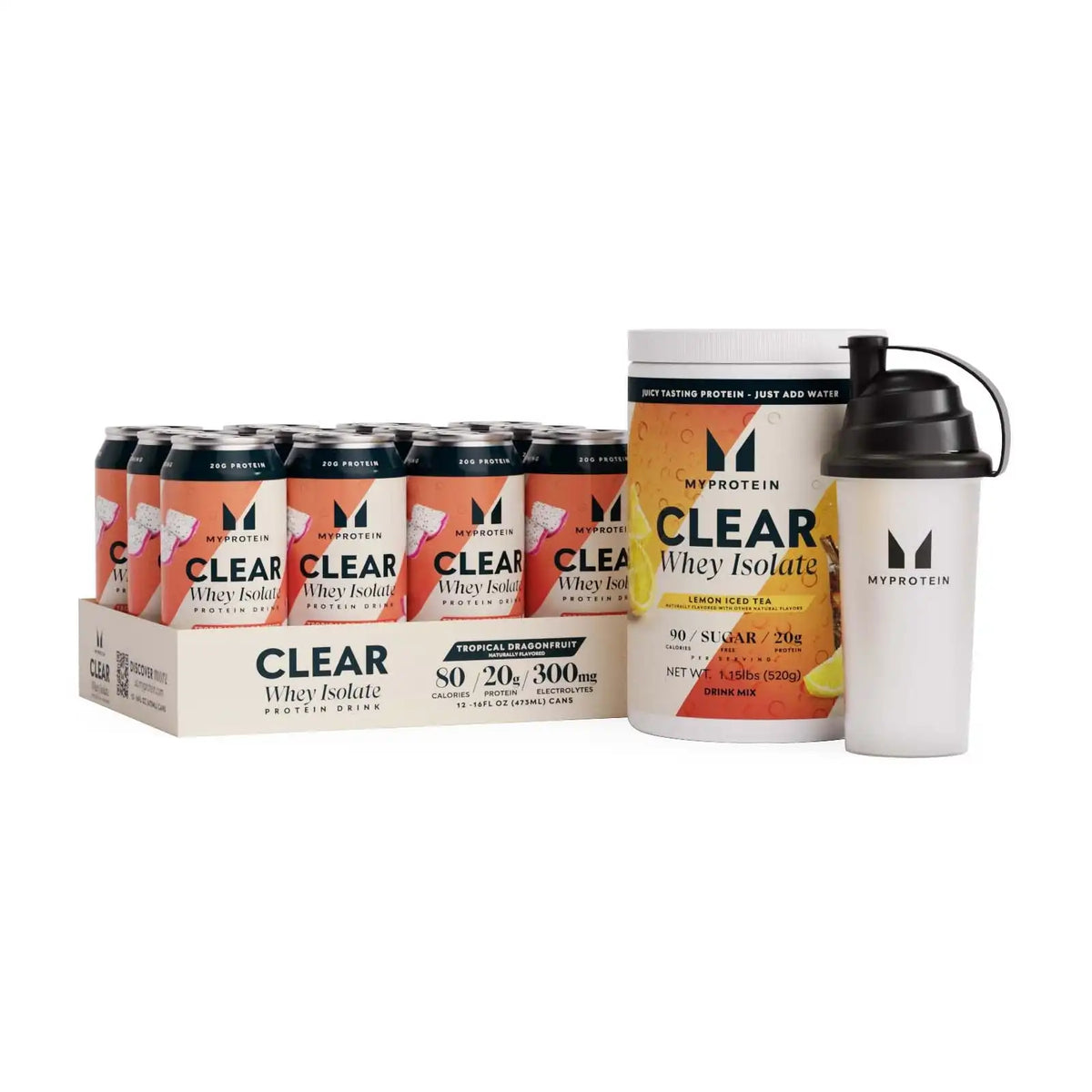 Clear Whey Home & On-the-Go Stack